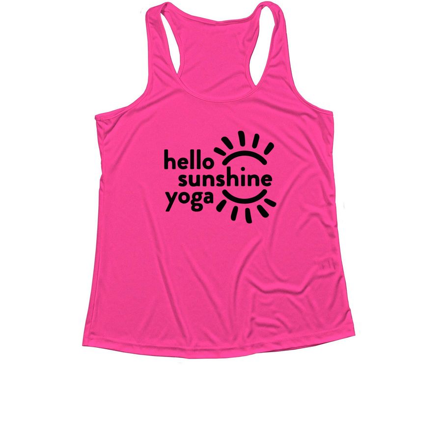 Performance Classic Logo - Black, a Neon Pink Women's Performance Tank