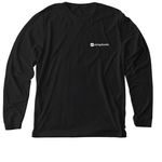 Protect Physical Books, a Solid Black Blend Premium Long Sleeve Tee (back-view)