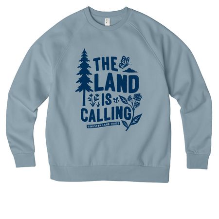 The Land is Calling Sweatshirt, a I Like You Blue Allmade Organic CVC Crewneck Sweatshirt