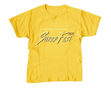 ShredFest 2026 - Yellow / White / Black, a Daisy Youth Unisex Tee