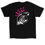 Turbo & Tiara, a Black Classic Unisex Tee (back-view)