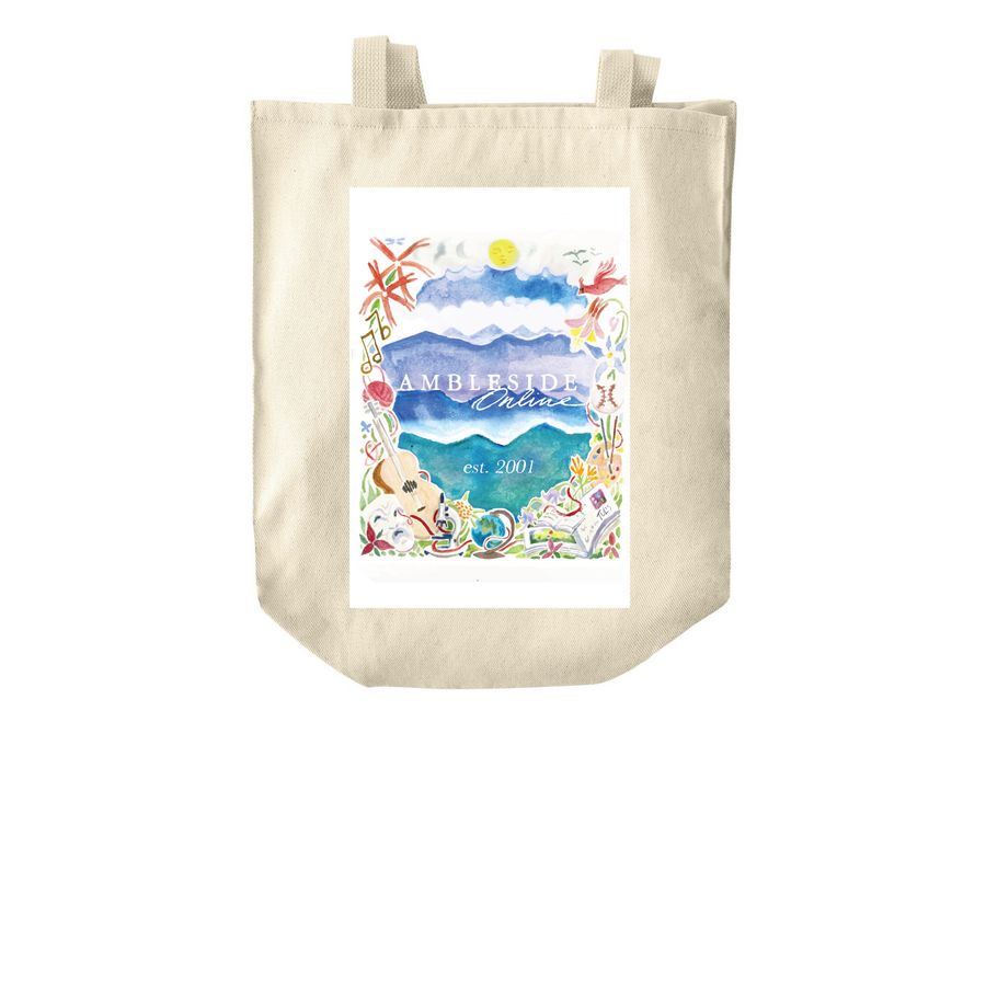 AmblesideOnline, a Natural Over-the-Shoulder Shopping Tote Bag