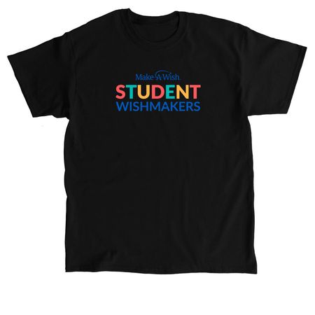 Student WishMakers Apparel, a Black Classic Unisex Tee