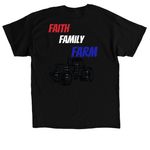 Farming with Chael&nbsp;, a Black Classic Unisex Tee (back-view)
