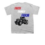 Farming with Chael&nbsp;, a Sport Grey Youth Unisex Tee (back-view)