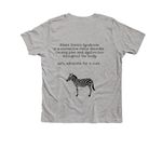 Ehlers Danlos Syndrome Awareness, a Athletic Heather Premium Youth Tee (back-view)