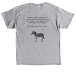 Ehlers Danlos Syndrome Awareness, a Sport Grey Classic Unisex Tee (back-view)