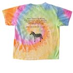 Ehlers Danlos Syndrome Awareness, a Eternity Youth Tie Dye Tee (back-view)