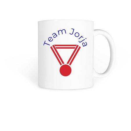 Team Jorja, a White Coffee Mug