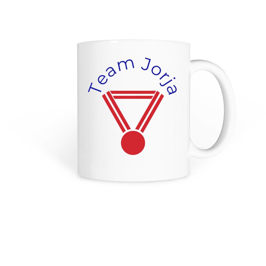 Team Jorja, a White Coffee Mug