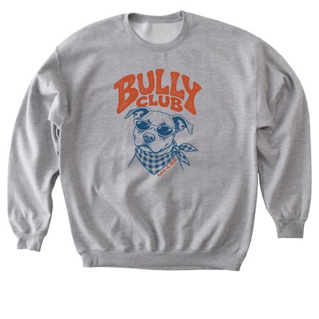 Bully Club, a Sport Grey Softstyle Crewneck Sweatshirt