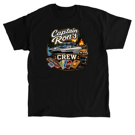 Captain Ron?s Crew, a Black Classic Unisex Tee