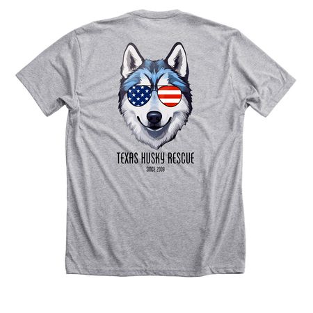 TXHR - American Husky, a Athletic Heather Premium Unisex Tee