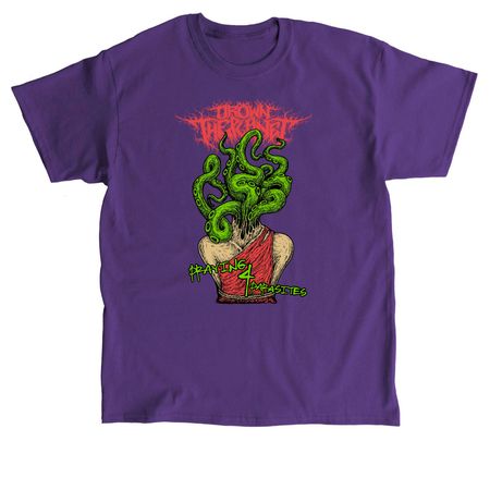 Praying 4 Parasites, a Purple Classic Unisex Tee