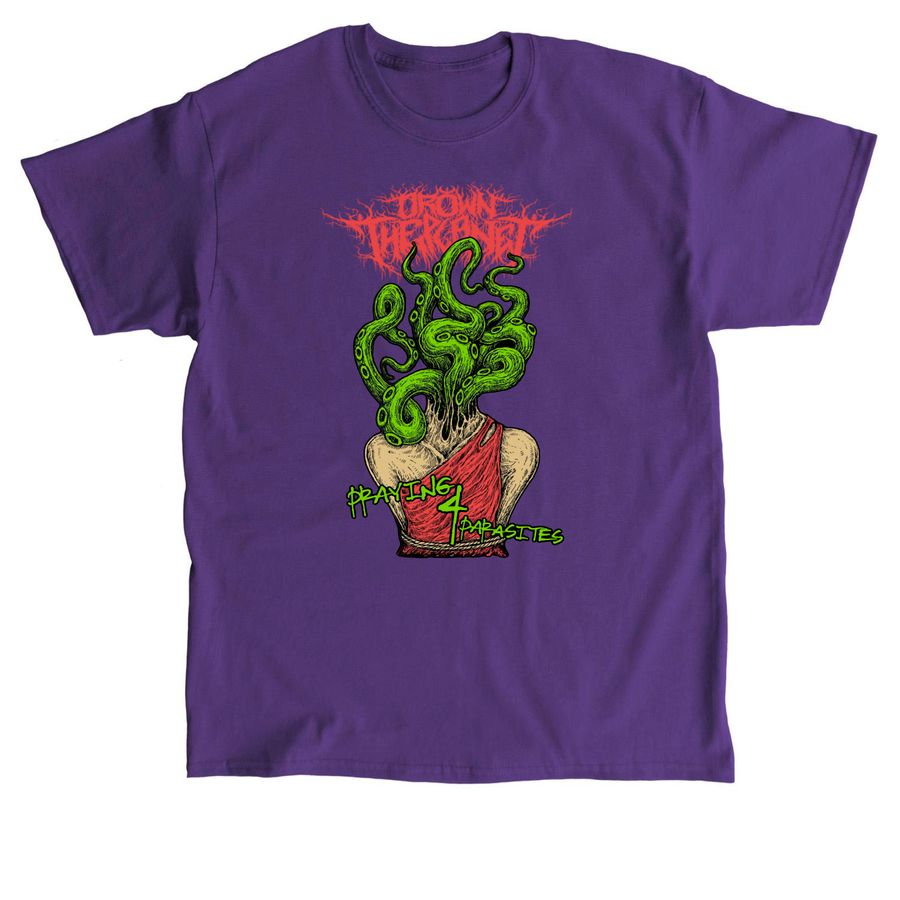 Praying 4 Parasites, a Purple Classic Unisex Tee