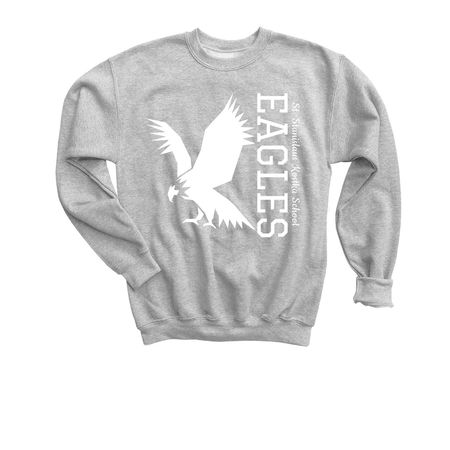2026-2027 Spirit Wear, a Sport Grey Youth Crewneck Sweatshirt