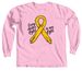 Go Gold Patient Design, a Blossom Comfort Colors Long Sleeve Tee