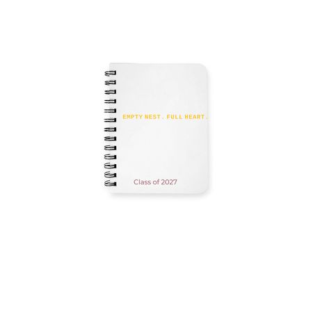 Empty Nest. Full Heart., a White Spiral Notebook