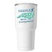 Fragile X We?re Everywhere, a White Insulated Tumbler