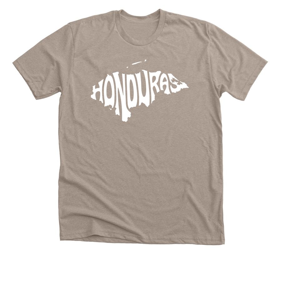 Honduras Tees, a Heather Stone Premium Unisex Tee