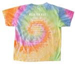 Rock for Kids 2026&nbsp;, a Eternity Youth Tie Dye Tee (back-view)