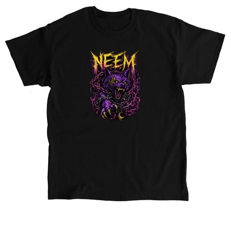 Neem wolf, a Black Classic Unisex Tee