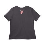 If you can't rock me, a Dark Grey Women?s Relaxed Cotton Tee (back-view)