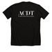 Company Teacher Dance Swag, a Solid Black Blend Premium Unisex Tee (back-view)