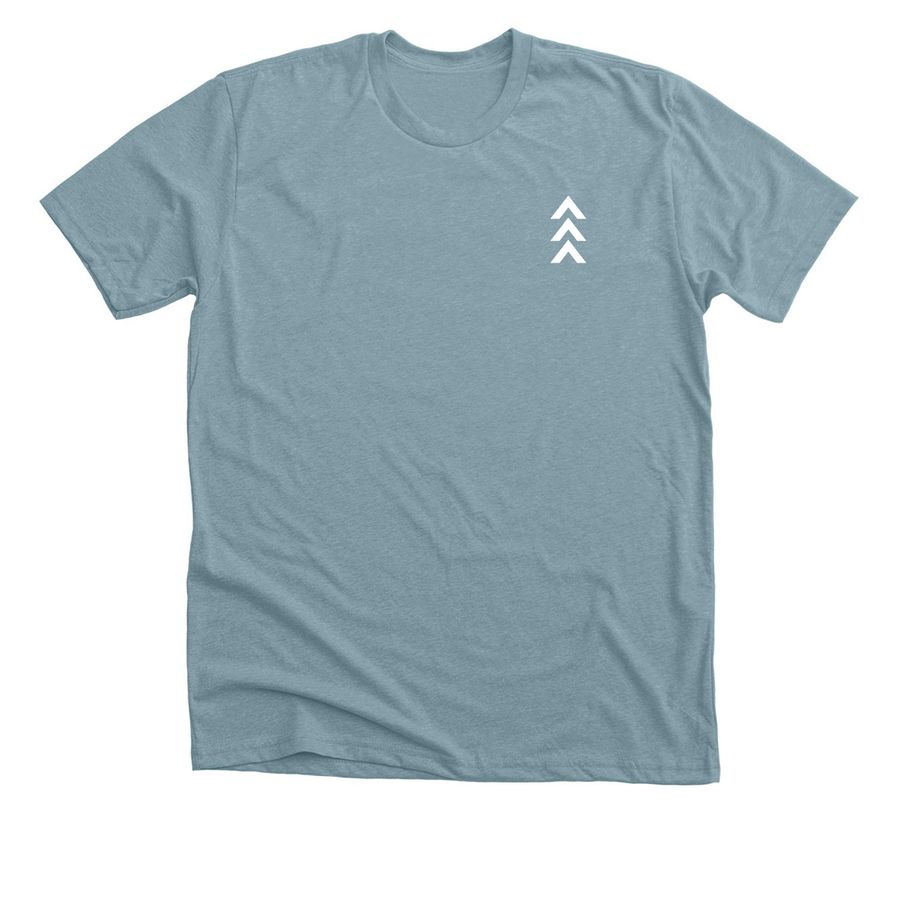 2026 Boogie tee&nbsp;, a Heather Blue Lagoon Premium Unisex Tee