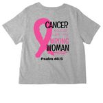 Kimberly's Front Line&nbsp;, a Athletic Heather Women's Heavyweight Tee (back-view)