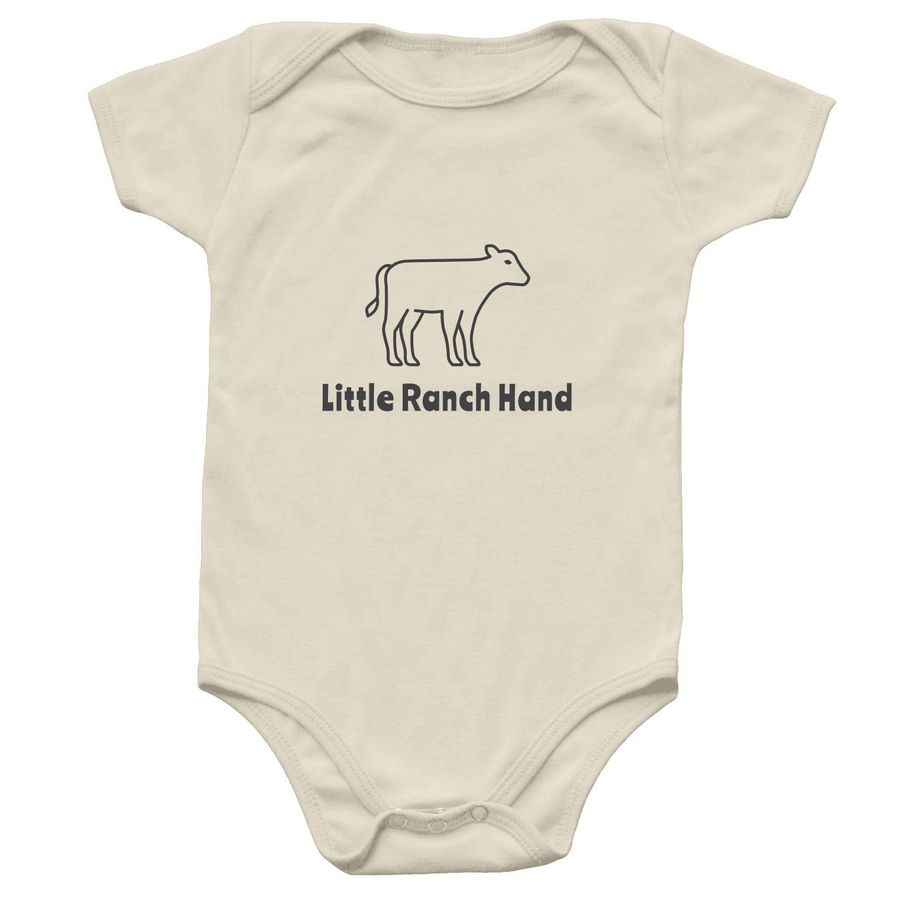 Farm Safety - Baby Ranch Hand, a Natural Infant Onesie