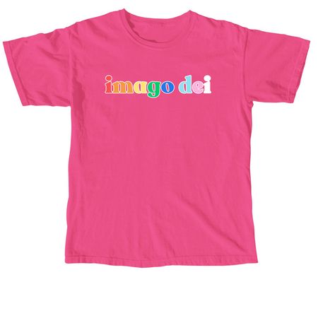 "Imago Dei" ? Pride 2026, a Neon Pink Comfort Colors Unisex Tee