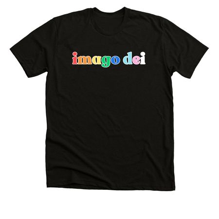 "Imago Dei" ? Pride 2026, a Black Heather Premium Unisex Tee