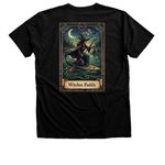 2027 Witches Paddle: Limited Time Only, a Black Heather Premium Unisex Tee (back-view)