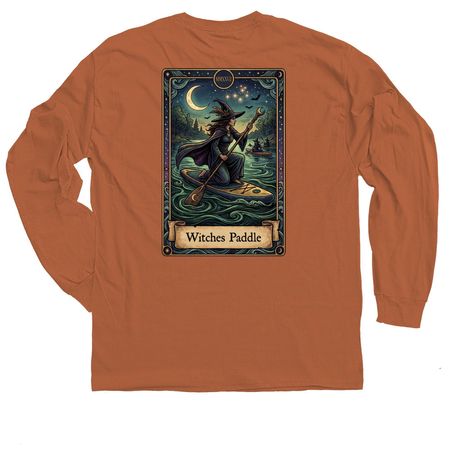 2027 Witches Paddle: Limited Time Only, a Texas Orange Classic Long Sleeve Tee