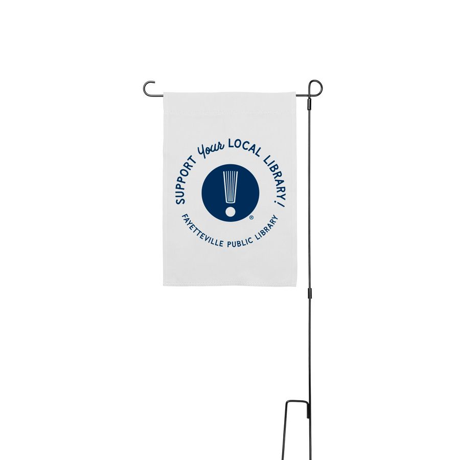 FPL Yard Sign, a White 12" x 18" Yard Flag with Stake