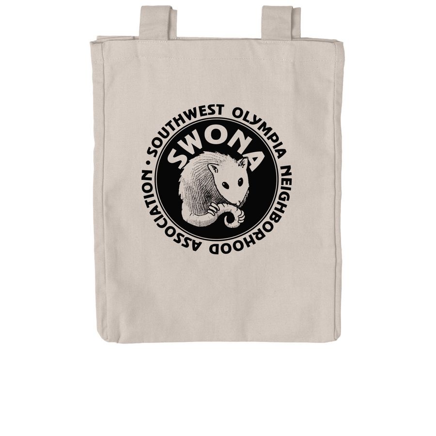 Classic SWONA Tote Bag, a Pumice Reclaimist Everywhere Tote Bag (back-view)