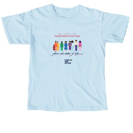 From All Walks of Life - Since 1986, a Chambray Comfort Colors Unisex Tee