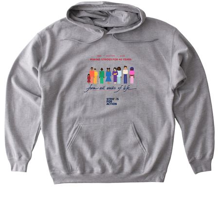 From All Walks of Life - Since 1986, a Sport Grey Gildan Softstyle Pullover Hoodie