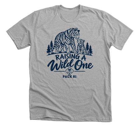 Mama Tiger Tee, a Athletic Heather Premium Unisex Tee