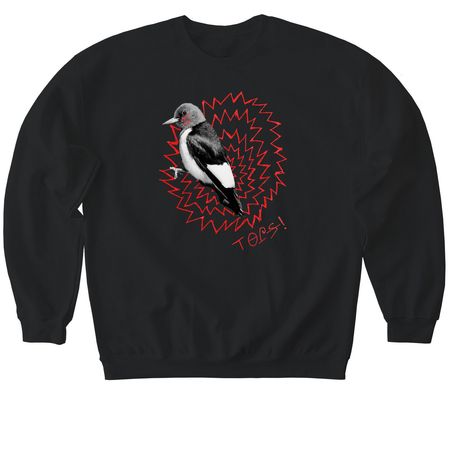 Let's fight!, a Black Softstyle Crewneck Sweatshirt