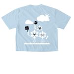 Slutty Snowflakes 4 Social Justice, a Chambray Comfort Colors Boxy Tee (back-view)