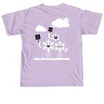 Slutty Snowflakes 4 Social Justice, a Orchid Comfort Colors Unisex Tee (back-view)