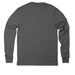 Endangered Firecrown Hummingbird Shirts, a Aluminum Grey Allmade Eco Triblend Long Sleeve Tee (back-view)