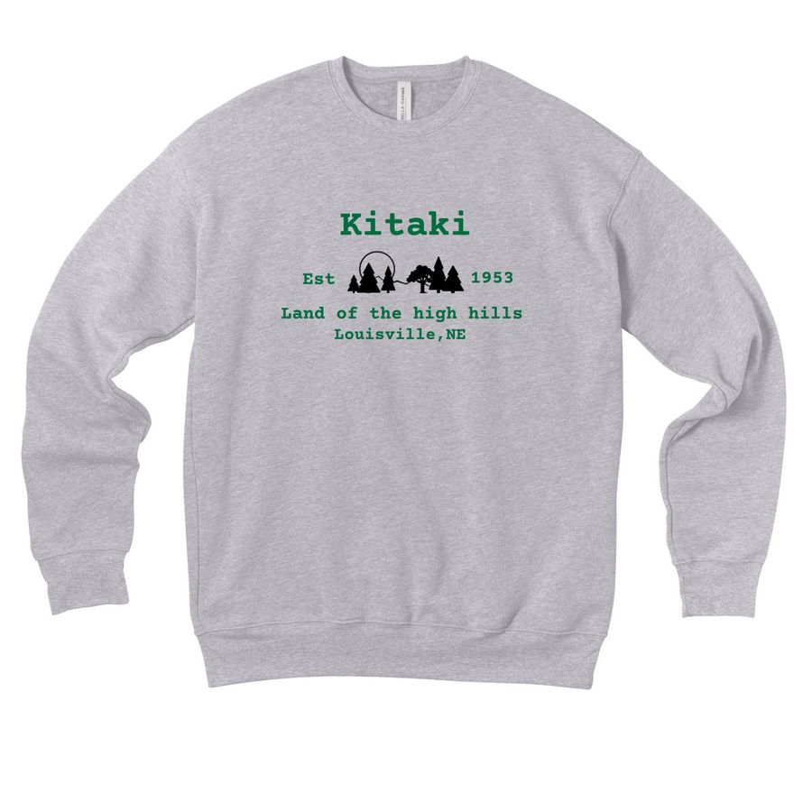 Land of the High Hills- Sweater, a Athletic Heather Premium Drop Shoulder Sweatshirt