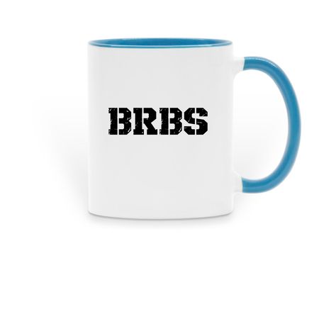 BRBS Morning Pour, a Light Blue Two-Tone Ceramic Mug