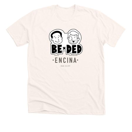 CARTOON COLLAB, a Heather Natural Premium Unisex Tee