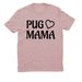 PUG MAMA for Rescue Pugs, a Vintage Rose Allmade Eco Triblend Unisex Tee