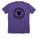 Show Me Your Pitties!, a Heather Team Purple Premium Unisex Tee (back-view)