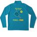 2026 Pickle for Paws&nbsp;, a Atomic Blue Unisex Performance Quarter Zip Pullover (back-view)